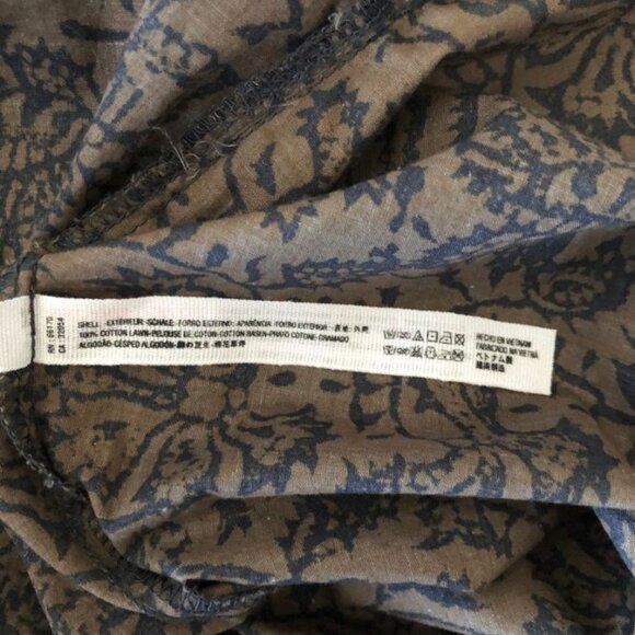 Free People Intimately Free Batik Print Sleeveless Tunic Blouse Size Small - Picture 6 of 8